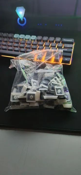 Teclado óptico GemaKay (Swith Yellow V2) - Foto 6