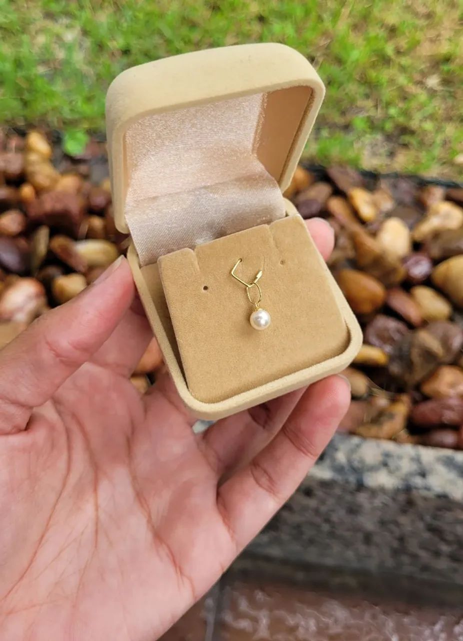 Pingente Ouro 18k com Pérola DESCONTO! - Foto 2