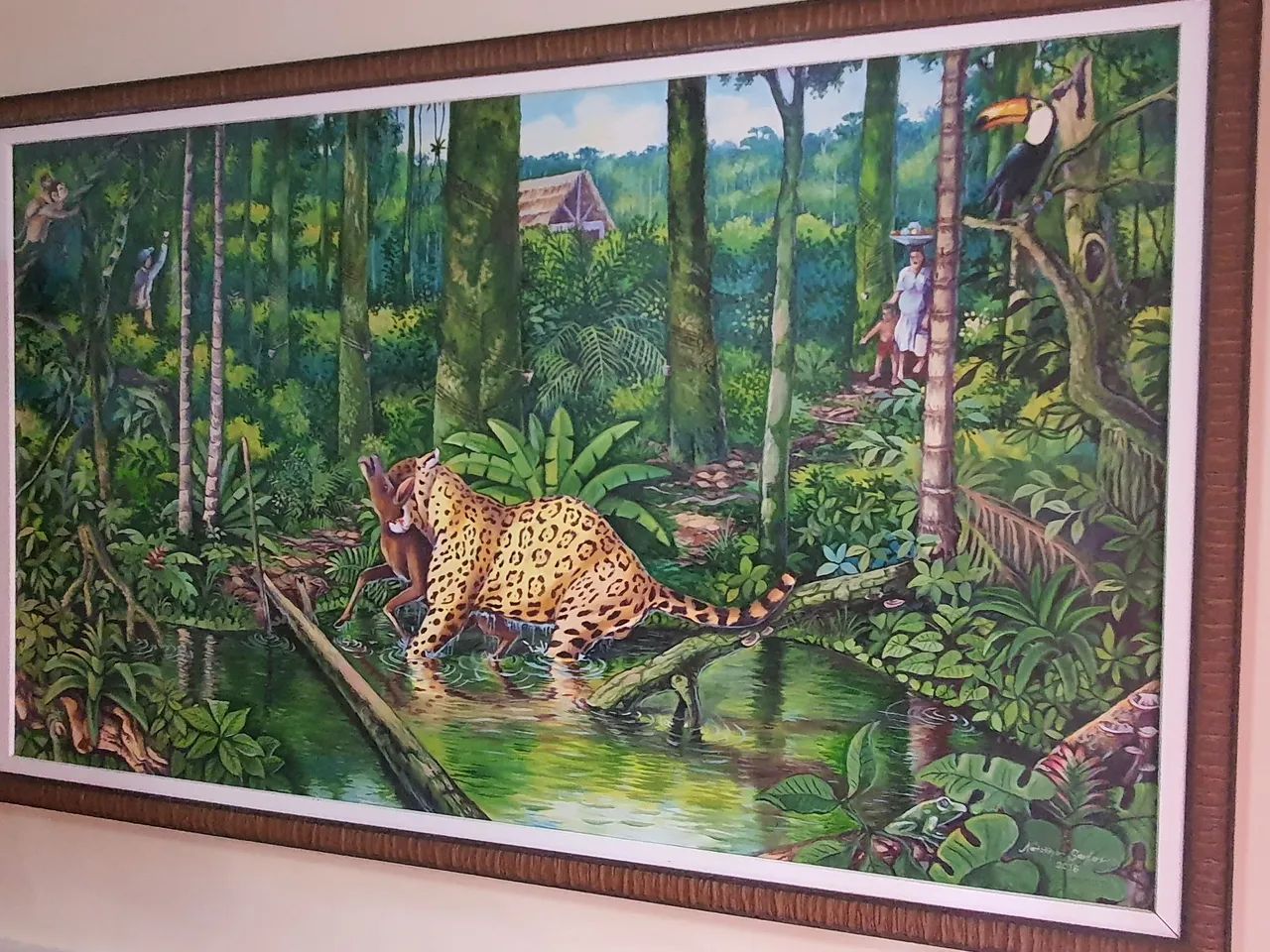 QUADRO AMAZÔNIA SELVAGEM - Foto 2