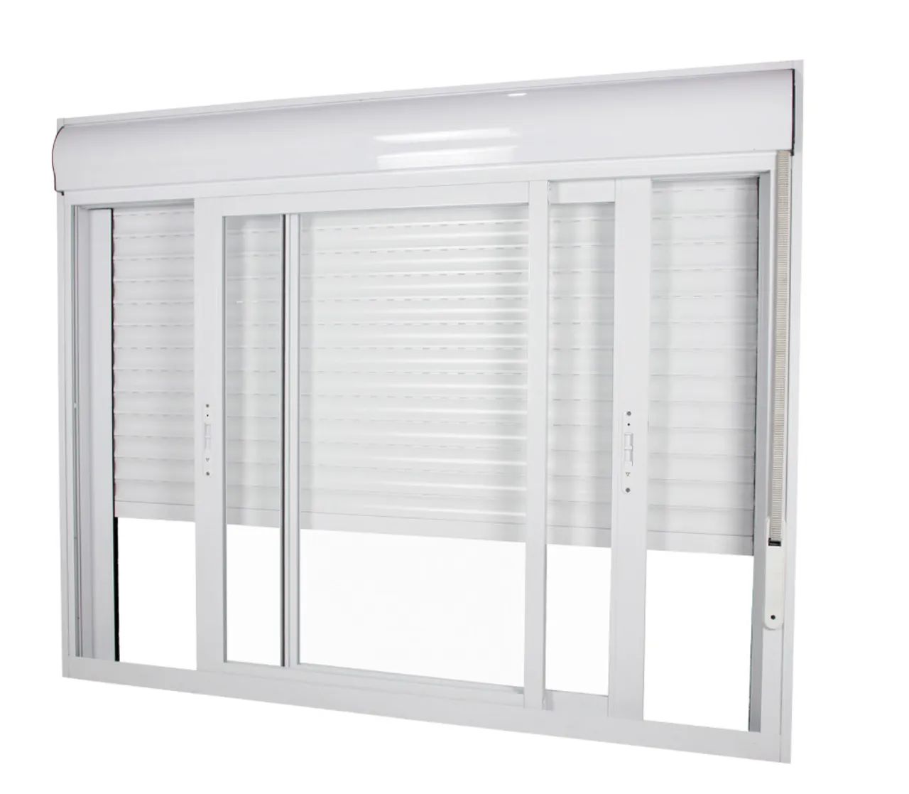 Janela de Alumínio com Persianas Integradas