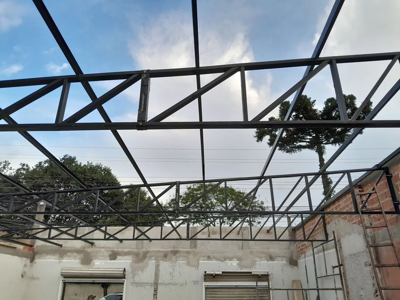 treliças e tesouras para cobertura com telha zinco - Foto 5