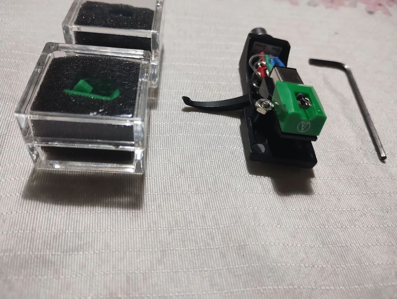 Cápsula Audio Técnica com headshell e 2 agulhas  - Foto 4