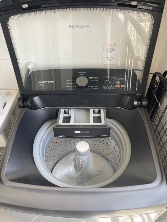 Lavadora Brastemp 12kg Cinza novíssima!! Leia o anuncio - Foto 4