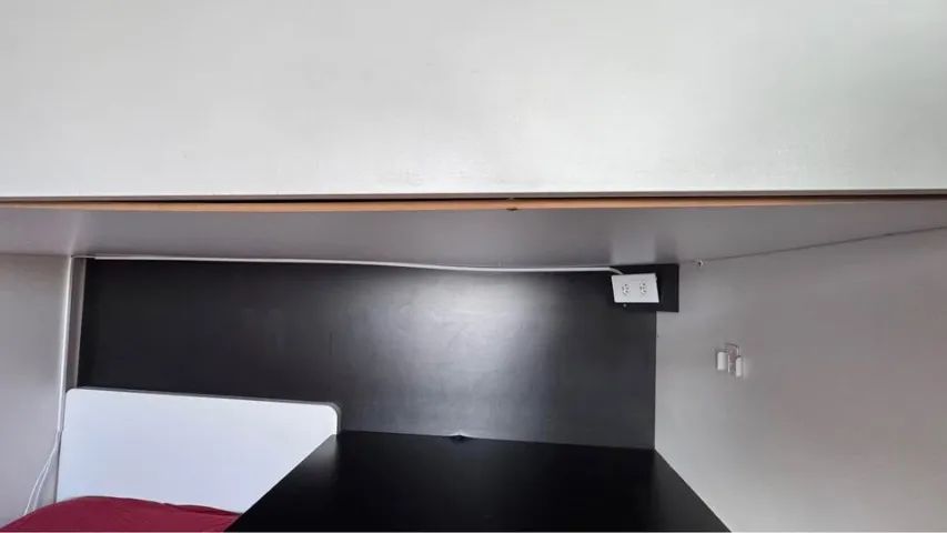 Functional triple-decker bed in good condition.64985860014978121