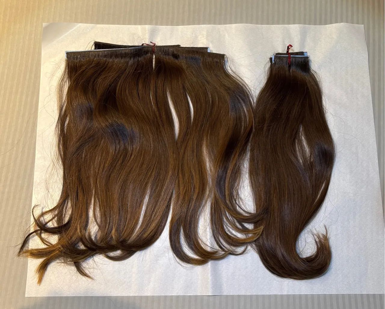 Mega Hair Cabelo Humano Natural Castanho Claro - Foto 3