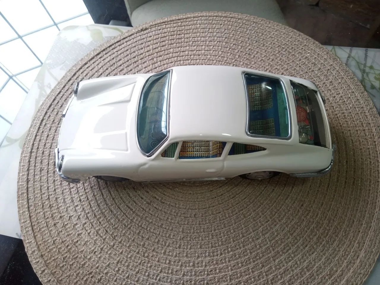 Raro Carrinho de Lata Porsche 911 Bandai Japan