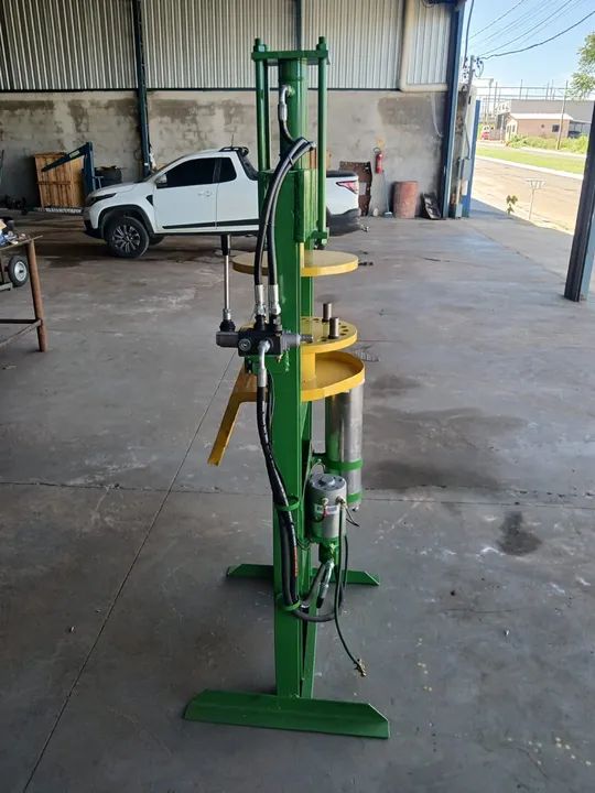 Prensa Hidráulica Para Desmontagem e Montagem De Fusos De Colhedora de Algodão  - Foto 3
