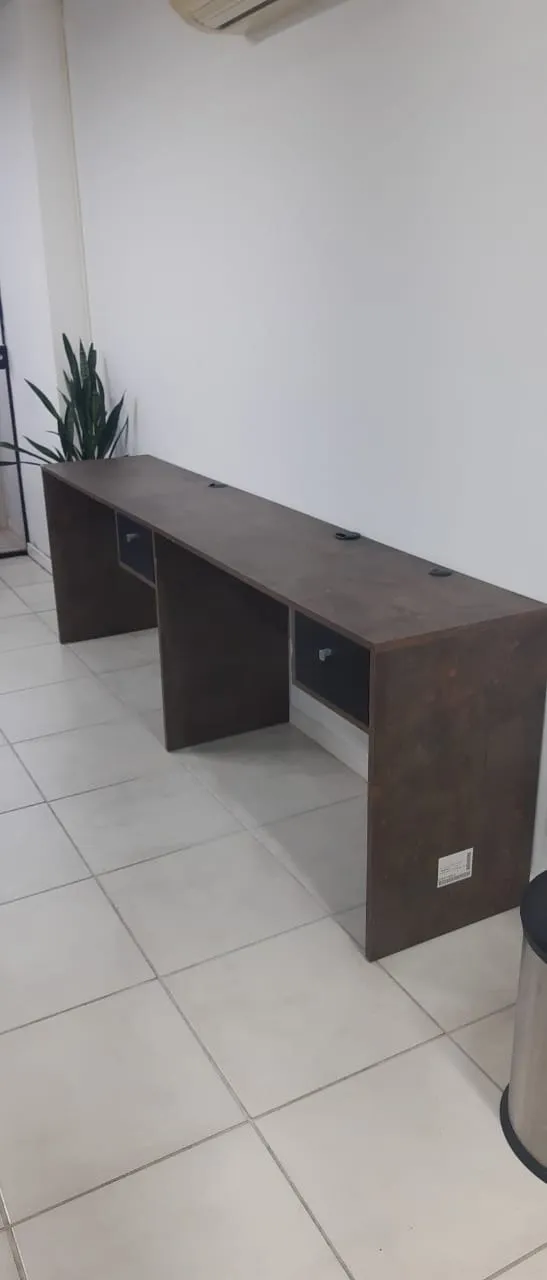 9 Mesas de computador dupla, vendo por unidade