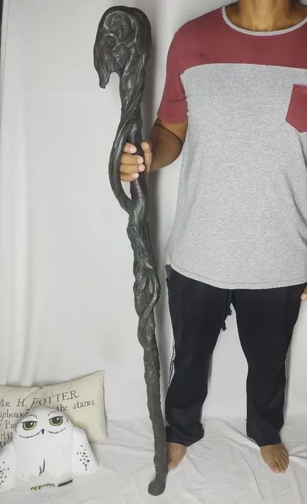 Cajado/Bengala Prof Alastor Moody - Olho Tonto Harry Potter - Foto 4