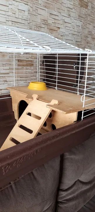 Gaiola para coelho, porquinho da índia e chinchila  - Foto 3