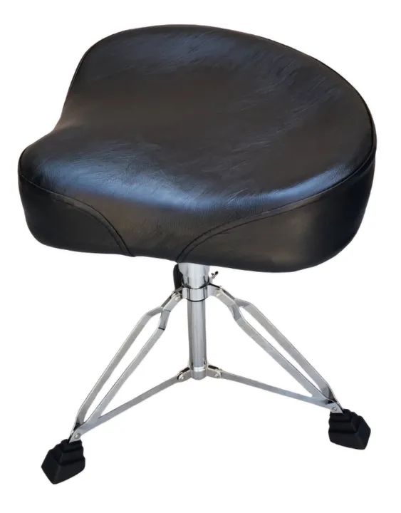 Banco Selim com ajuste de altura por rosca Novo Robusto Confortável para bateria - Foto 3