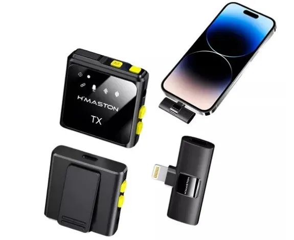 Microfone Lapela IOS duplo MK12 - Foto 2