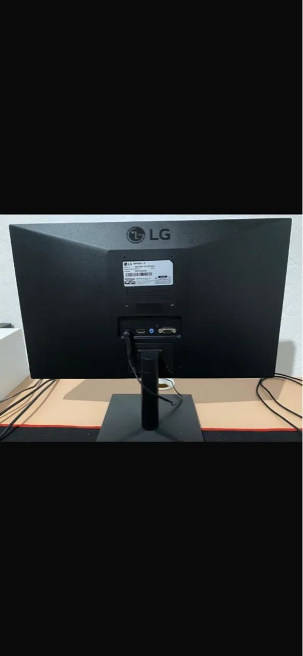 Monitor LG 19.5 LED HDMI, D-SUB ,VESA Preto 20MK400H  - Foto 3