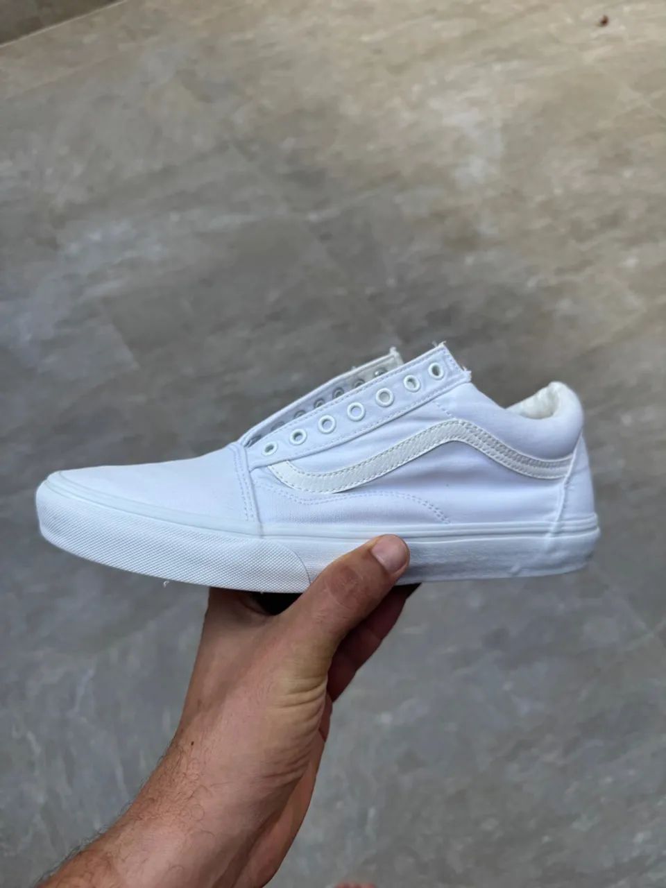 Vans TÊNIS OLD SKOOL TRUE WHITE 44