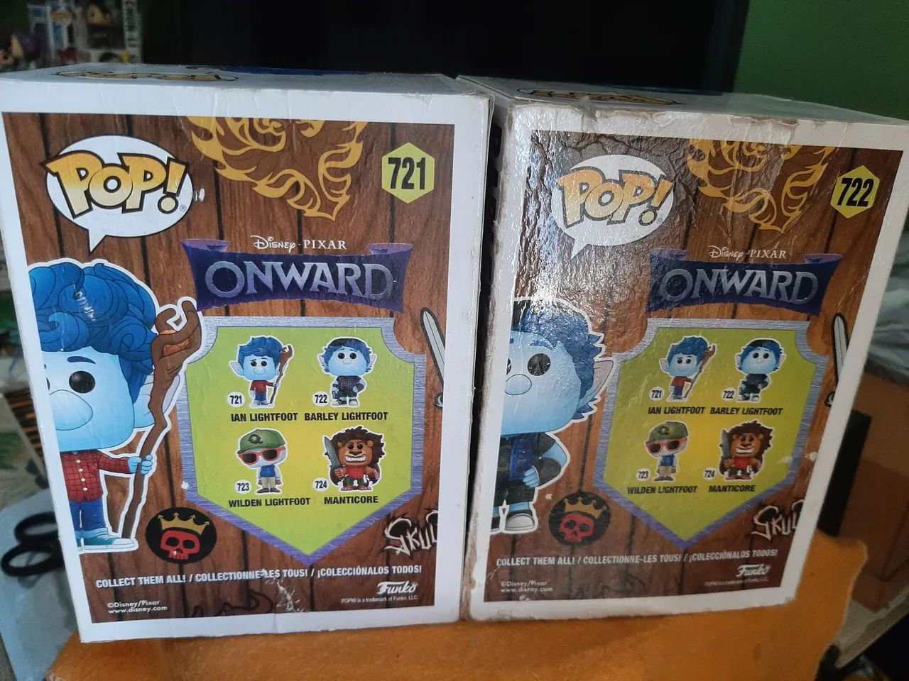 Combo Funkos Pop! Disney Pixar Onward / Dois Irmãos 721 + 722 (Caixas Danificadas) - Foto 4