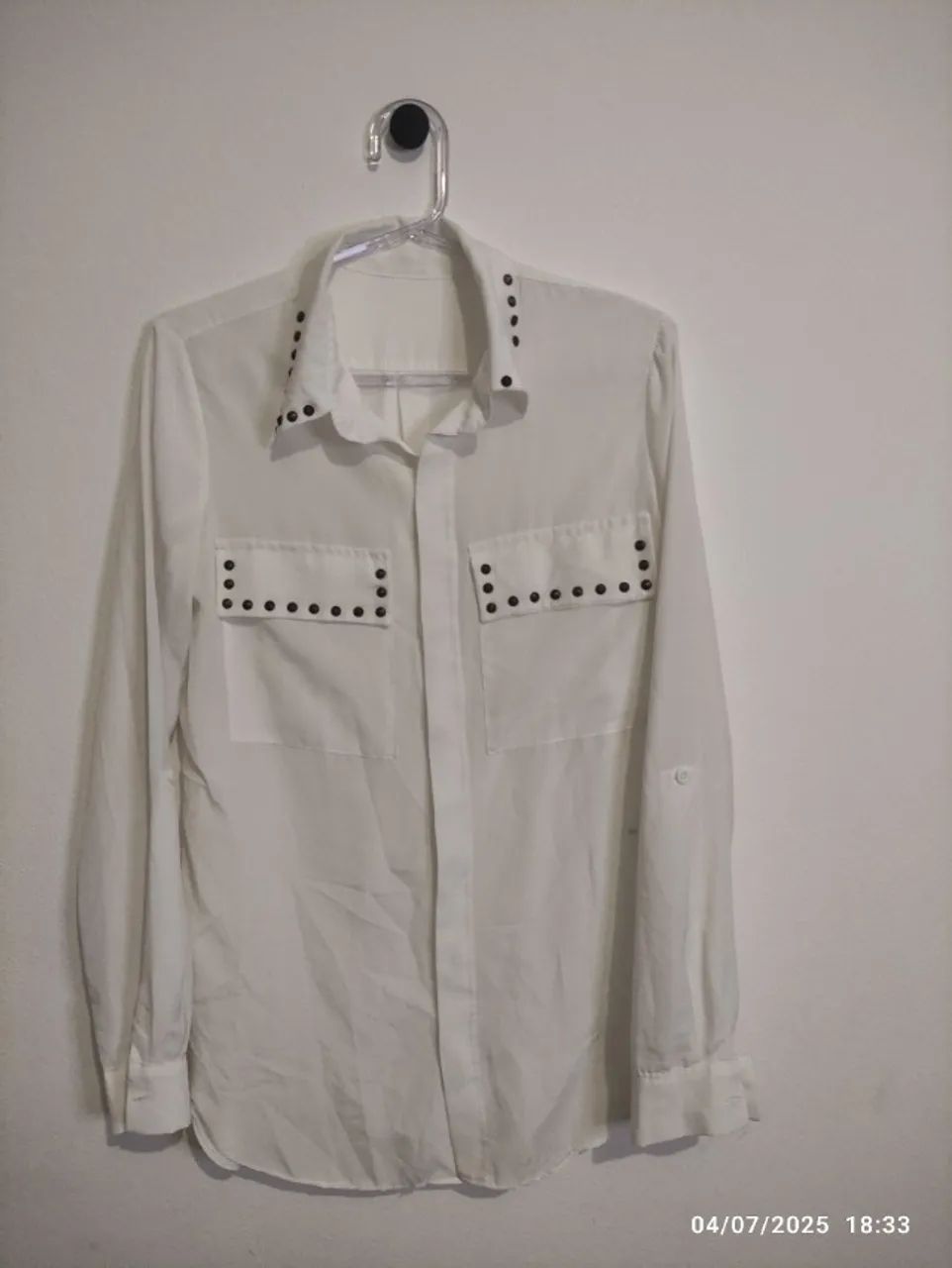 Camisa Manga Longa Branca