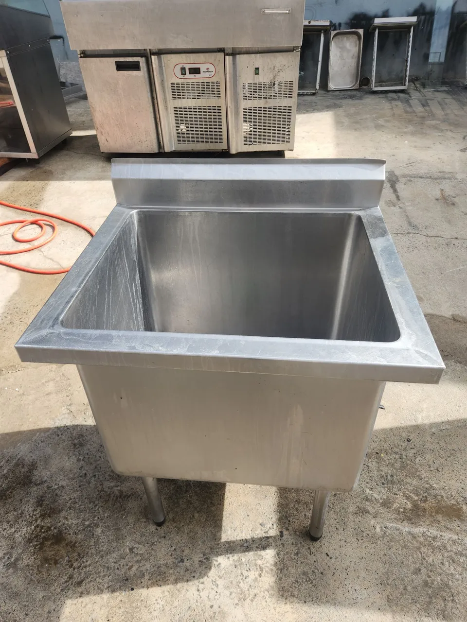 Bancada de Pia Industrial em Aço Inox