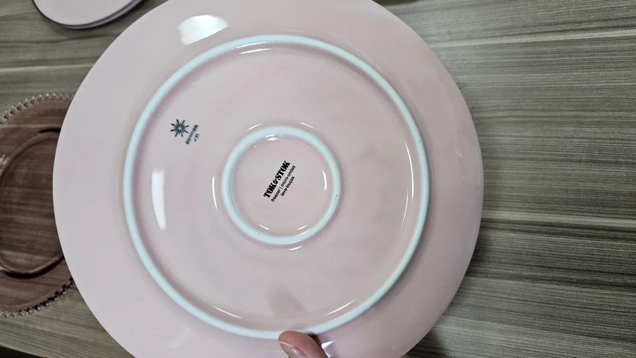 Jogo de pratos de cerâmica - 6 peças - Foto 3