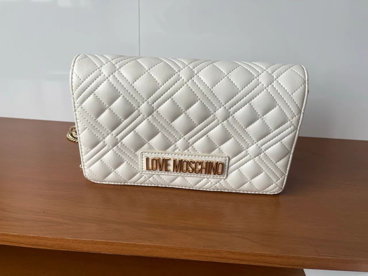 Bolsa branca love moschino  - Foto 2