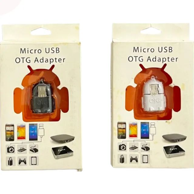 Kit 2 Conversor Micro Usb Otg 2.0 Para Android Galaxy Adaptador - Foto 2