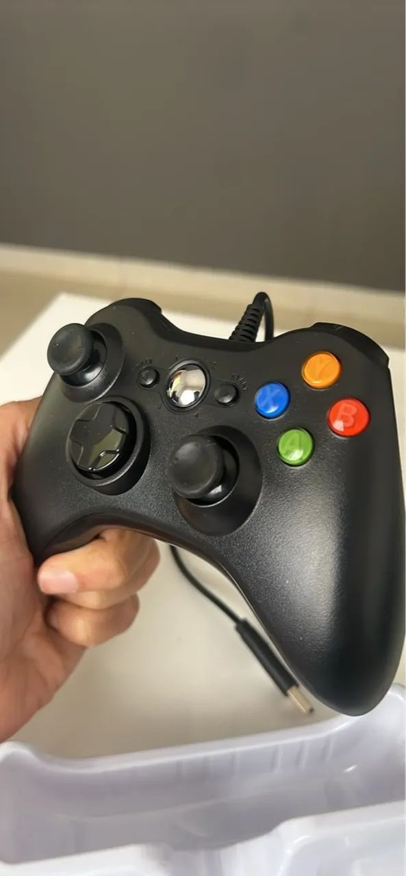 Controle com fio Xbox 360 / PC  - Foto 3
