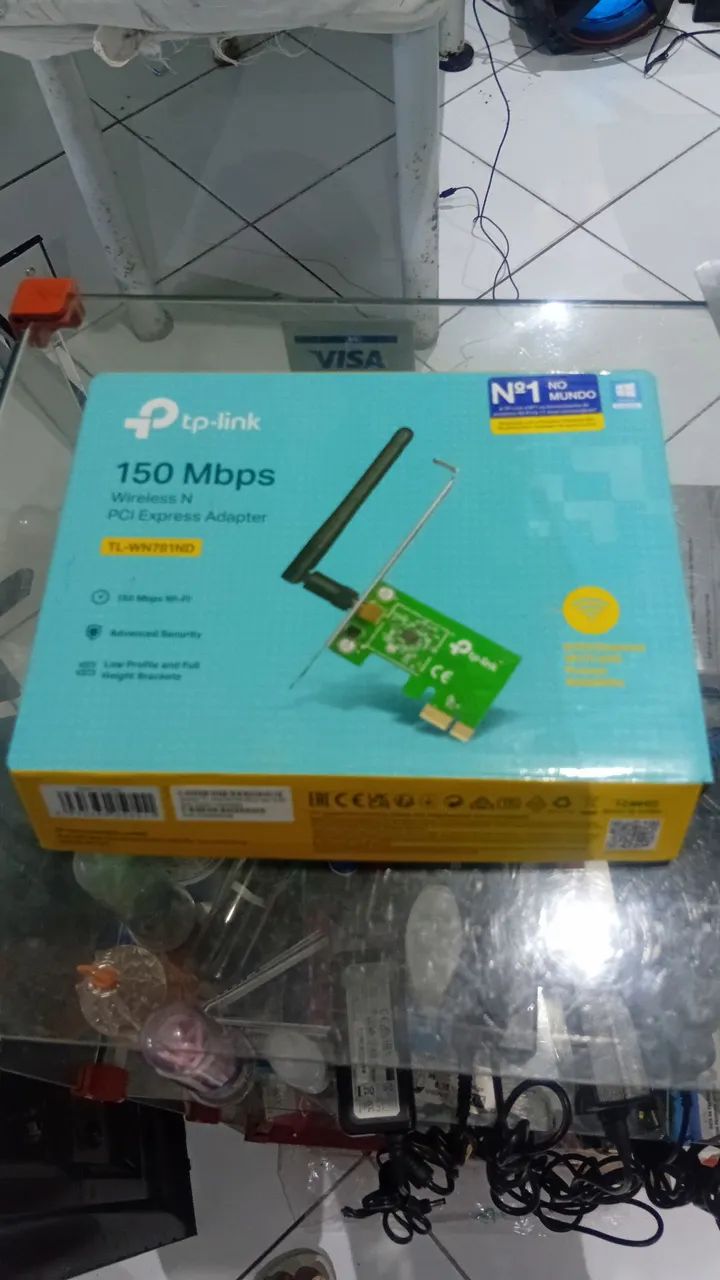 Placa de Rede PCI wifi TP-Link TL-WN781ND - Foto 4