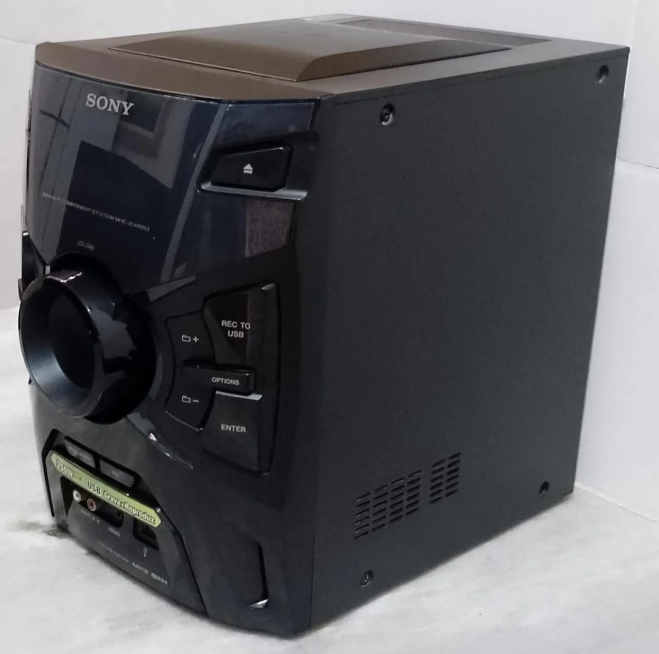 Aparelho de Som - Sony (DEFEITO)<br><br>Modelo MHC-EX66 com duas caixas de som acústica. - Foto 3