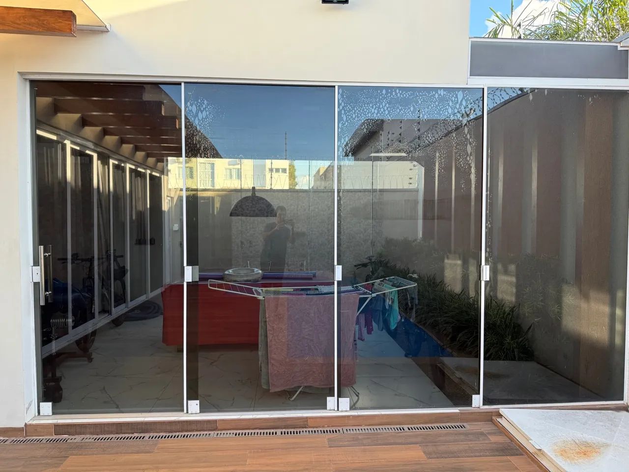 2 Portas de vidro de correr para área externa - Foto 2