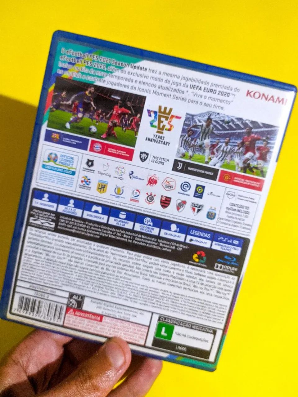 PES 2021 - Season Update - PS4 MÍDIA FÍSICA (TAMBÉM TROCO) (ANALISO PROPOSTAS) - Foto 3