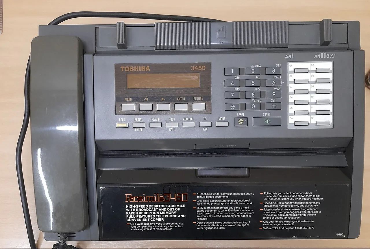 Fax Toshiba 3450 - Tattoo (Leia o anuncio)