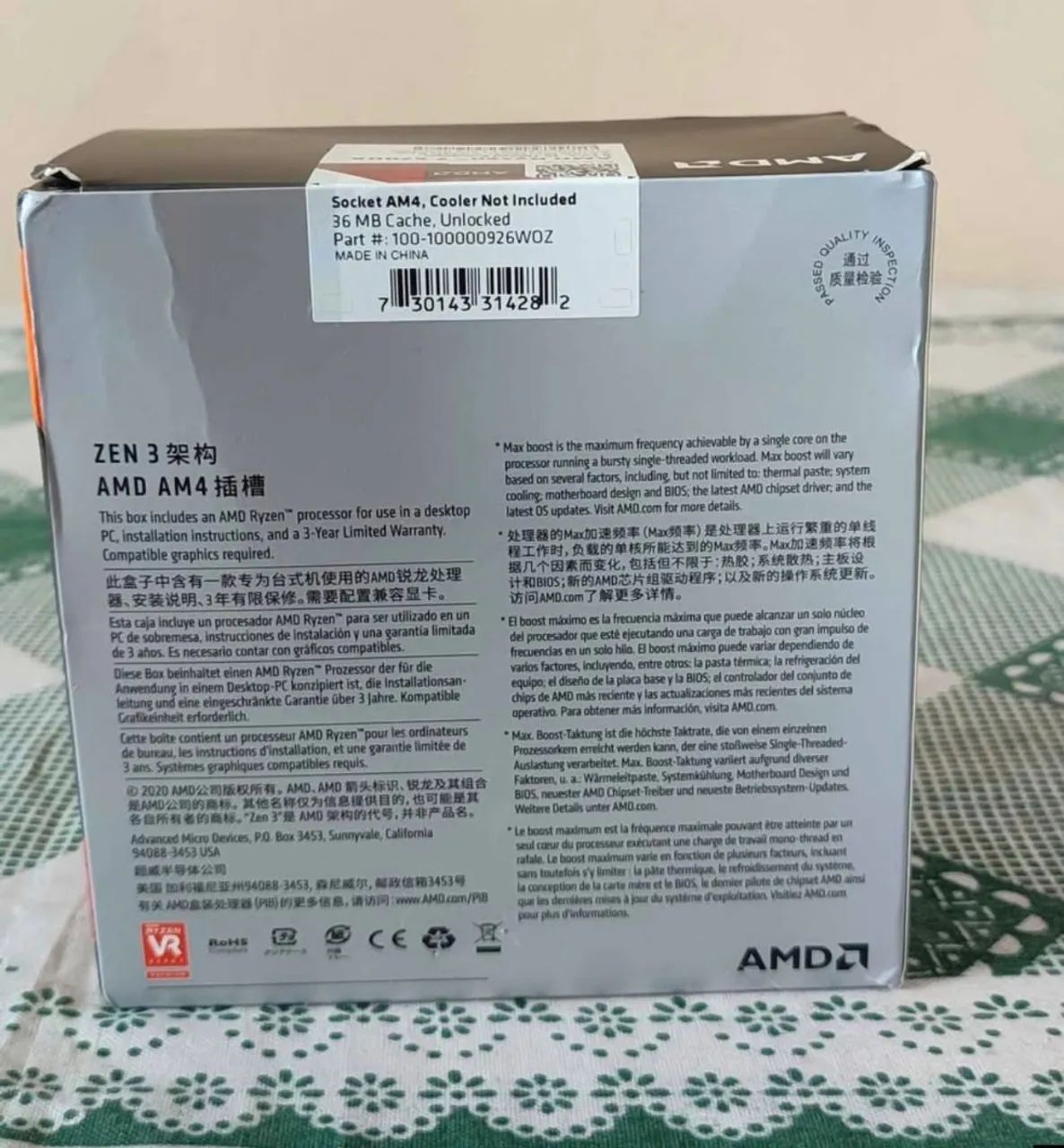 Processador Ryzen 7 5700x Novo Lacrado (Castanhal) 64302534167170122