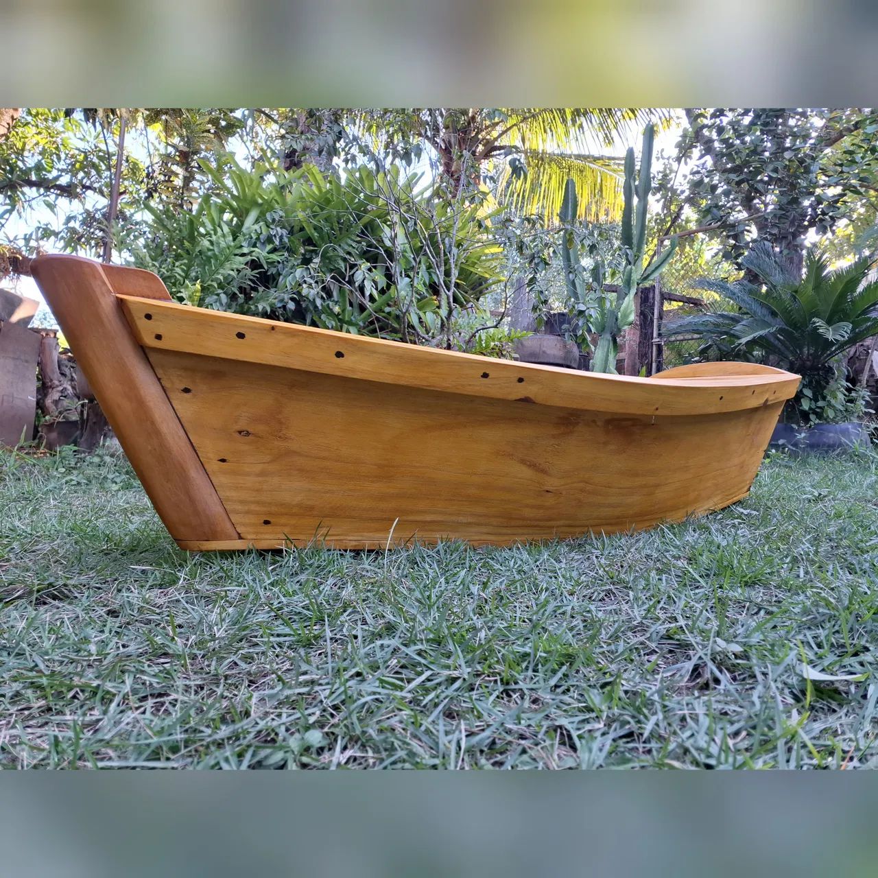 Barco de madeira para decoração - Foto 3