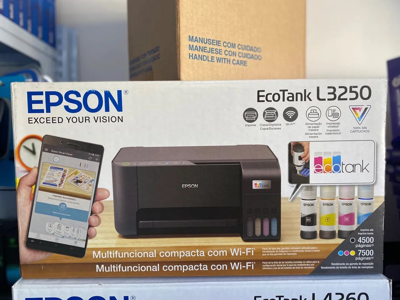 Impressora Multifuncional Epson EcoTank L3250 Wi-Fi