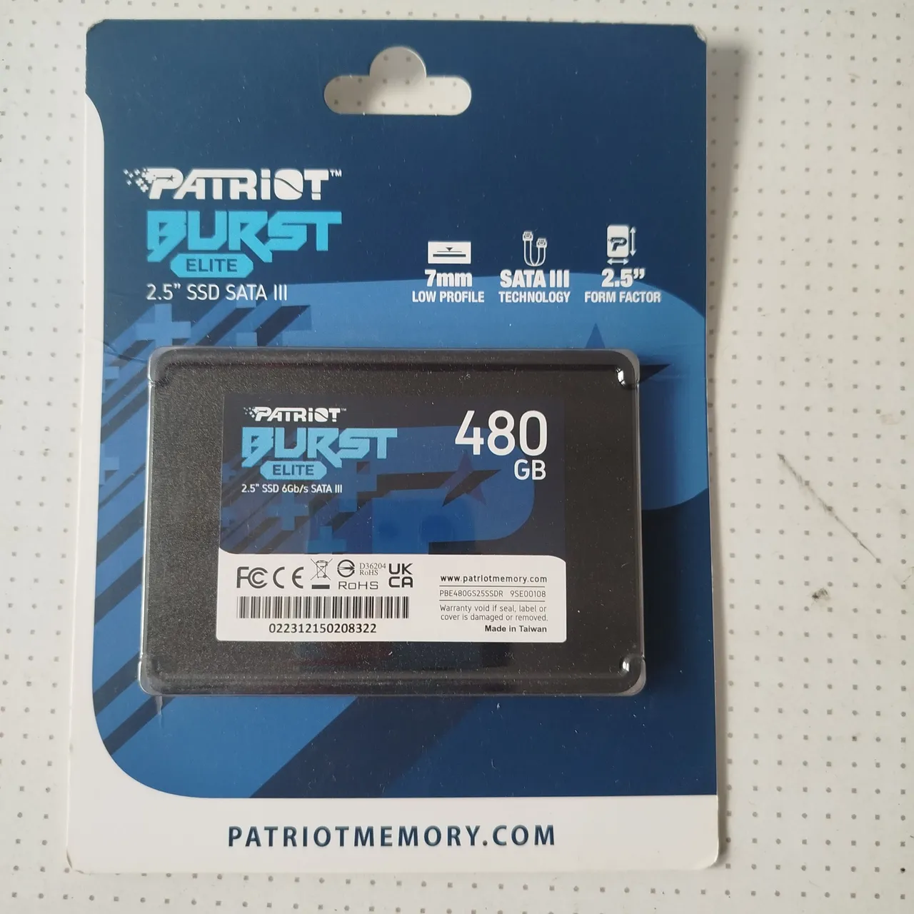 SSD Patriot Burst Elite 480GB SATA III