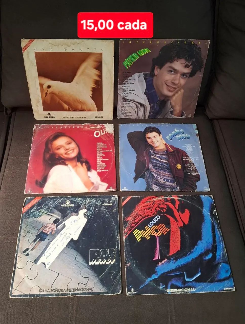 Desapego 37 Disco de vinil temas de novelas Nacional e Internacional  - Foto 2