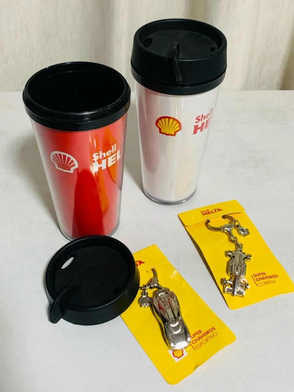 Copo + chaveiro edição limitada shell hélix  - Foto 4
