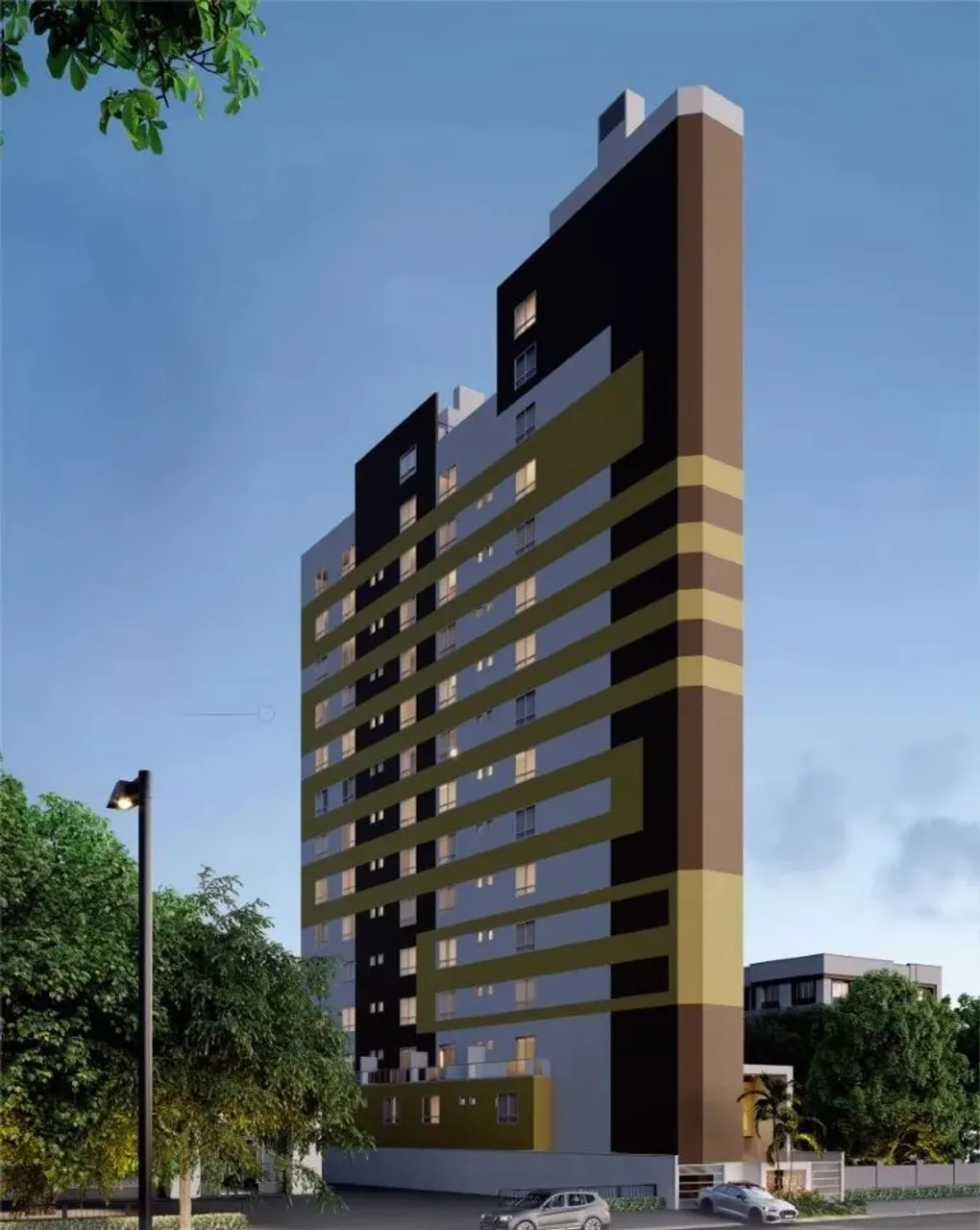 Studio à Venda no Centro de Curitiba  23m² com 1 Quarto