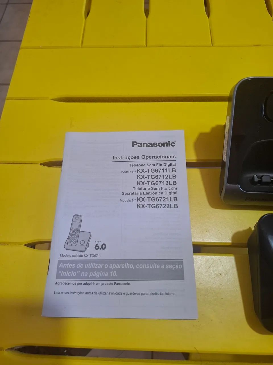Telefones Fixo KX-TG6711 PANASONIC - Foto 4