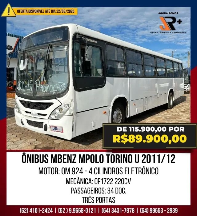 Ônibus Mbenz Marcopolo Torino U 2011/12