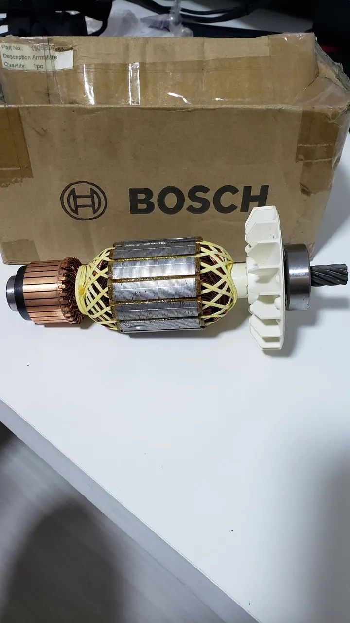 Induzido 220V GCM 10m 1b20 Bosch para Serra Meia Esquadria Original - Foto 2