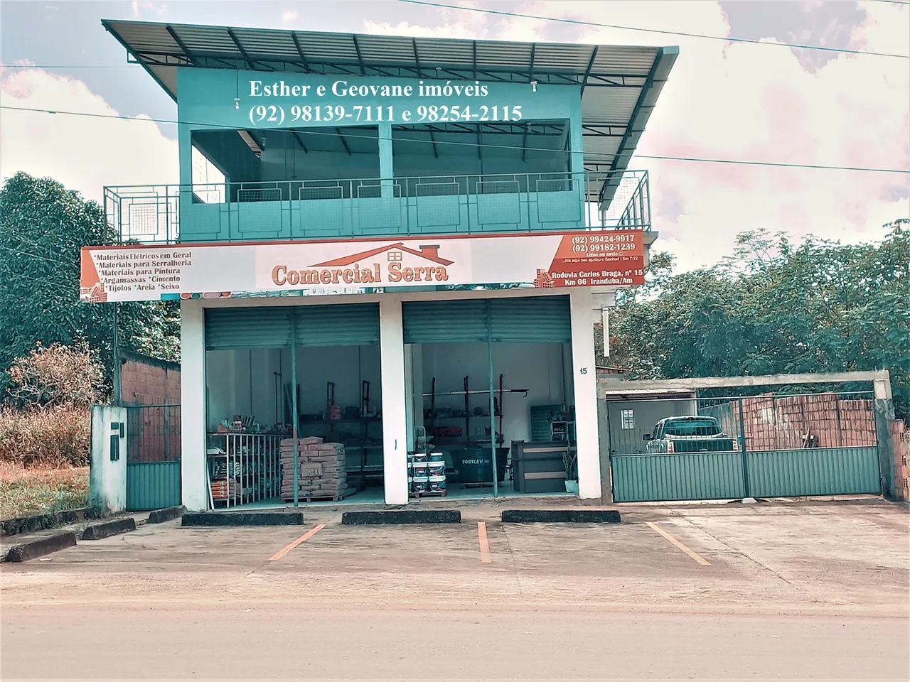 Ponto comercial/Casa/Material de construção/Lojas/Rodovia Carlos Braga/Iranduba/300m².