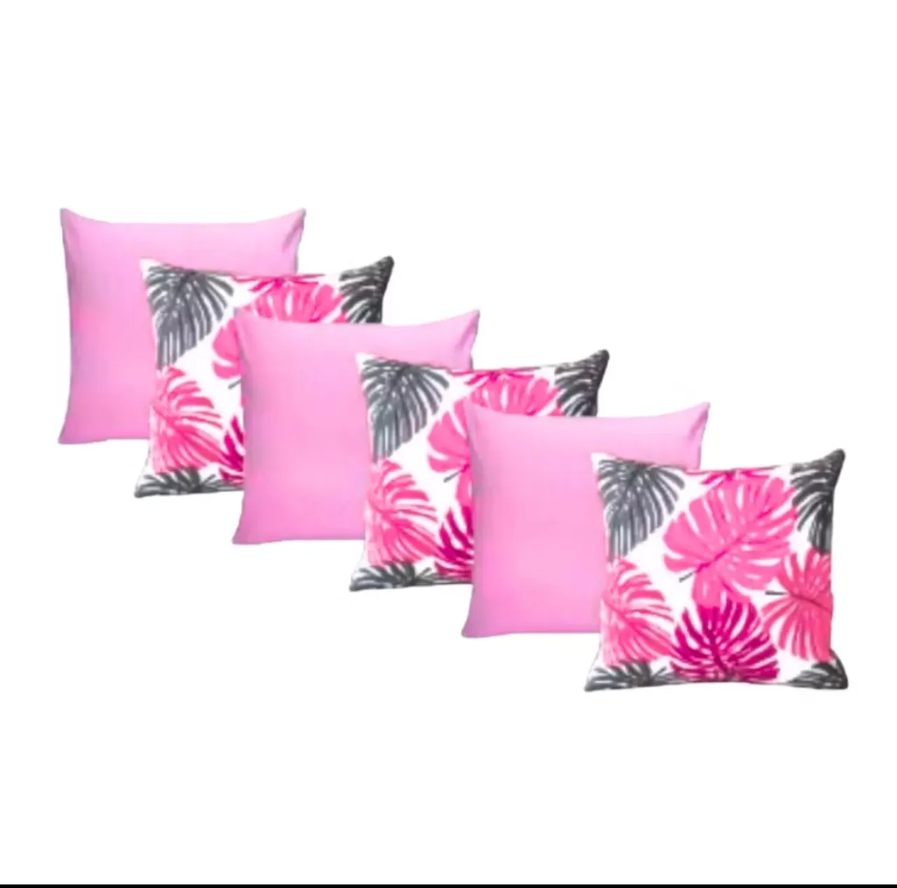Kit 4 Almofadas Decorativas Tropical