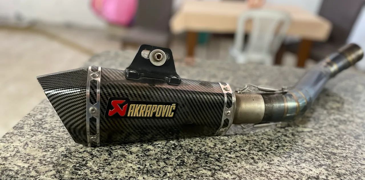 Ponteira / cano/ link Kawasaki zx- 6r 636 Akrapovic - Peças para