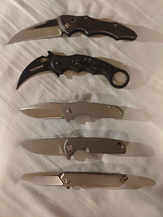 Kit de facas para acampamento