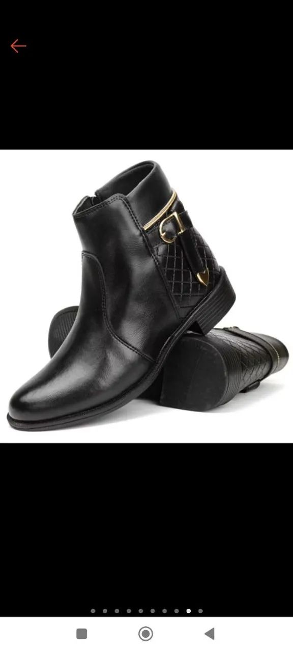 Bota feminina Preta