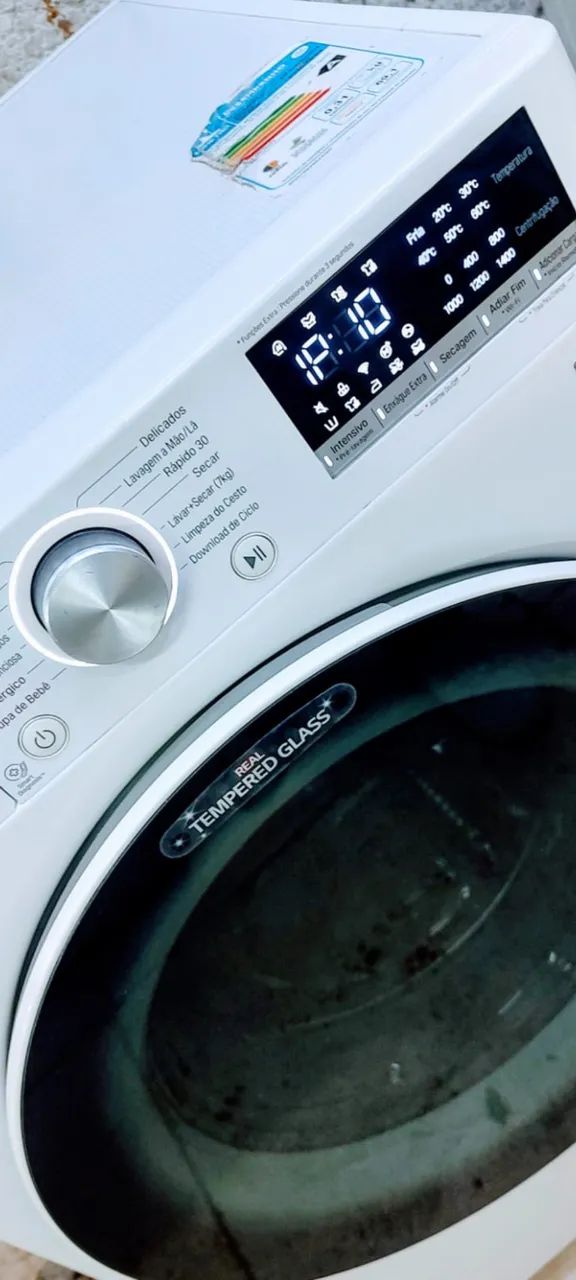 LAVA e SECA 11Kg LG Wi-Fi SMARt Aí Inteligência Artificial SemiNova com Garantia  - Foto 2
