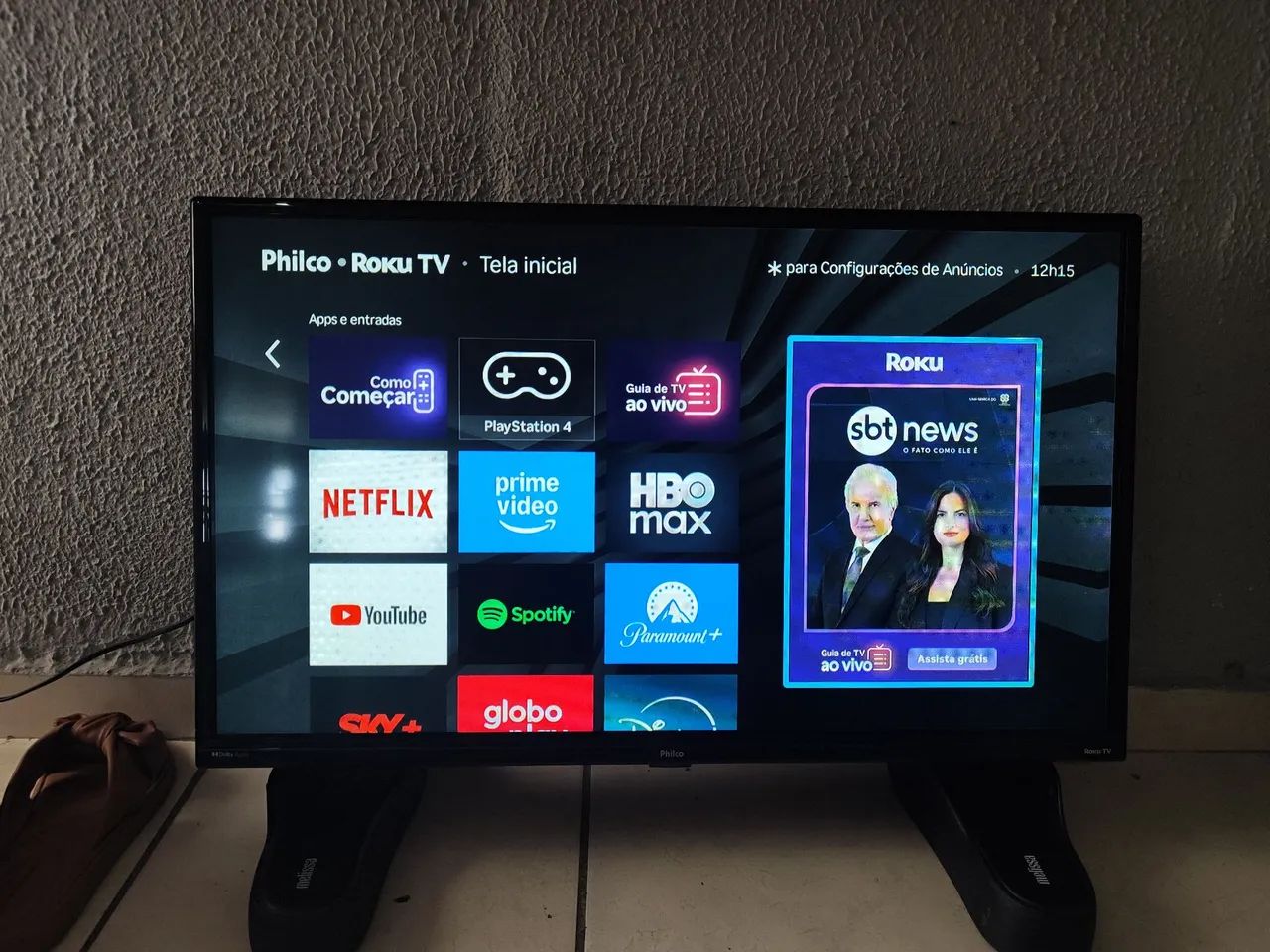 Tv SMART Philco Roku 32 polegadas funcionando perfeitamente  - Foto 2