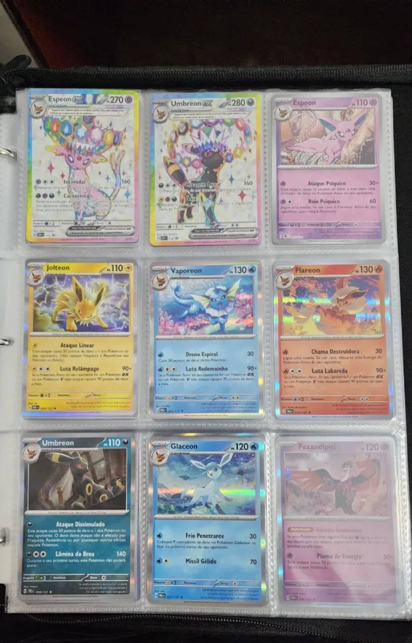 Coleção Pokémon TCG NM - Ex, Full Art, Ace Spec, Eevee - Foto 5