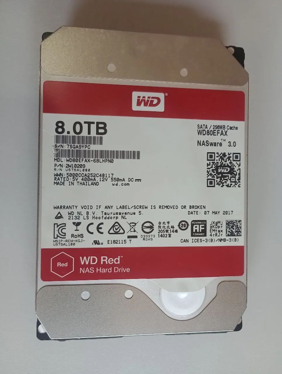 HD WD Red 8.0 TB