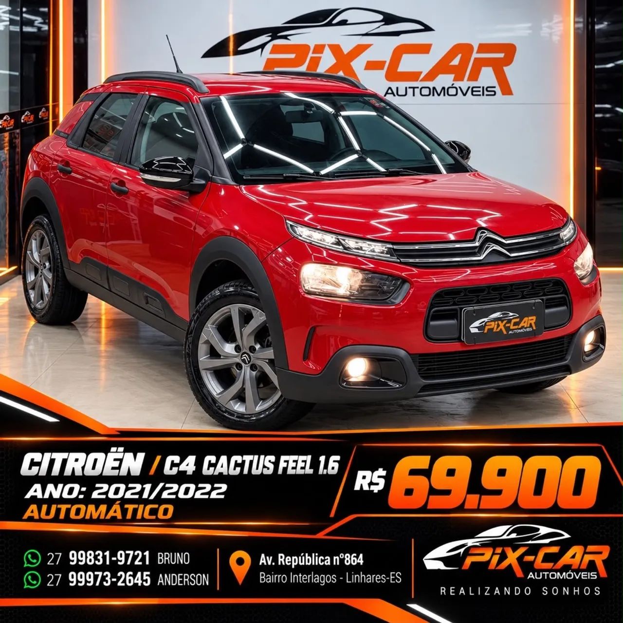 Citroën C4 C4 CACTUS FEEL 1.6 16V Flex Aut. 2022